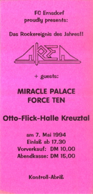 Abschiedskonzert, Mai 1994