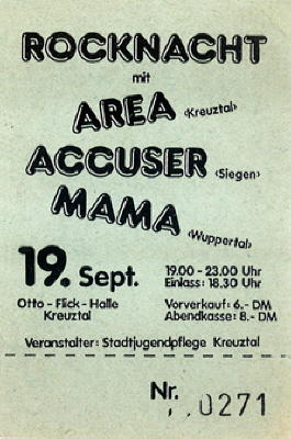 Rocknacht, einer der ersten.....