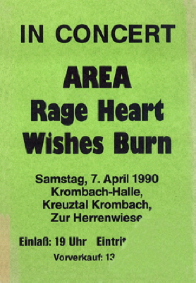 April 1990 in der Krombachhalle