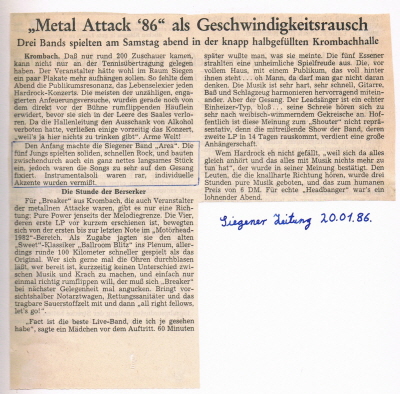 Metal Attack 86 - Konzertkritik Metal Attack 20